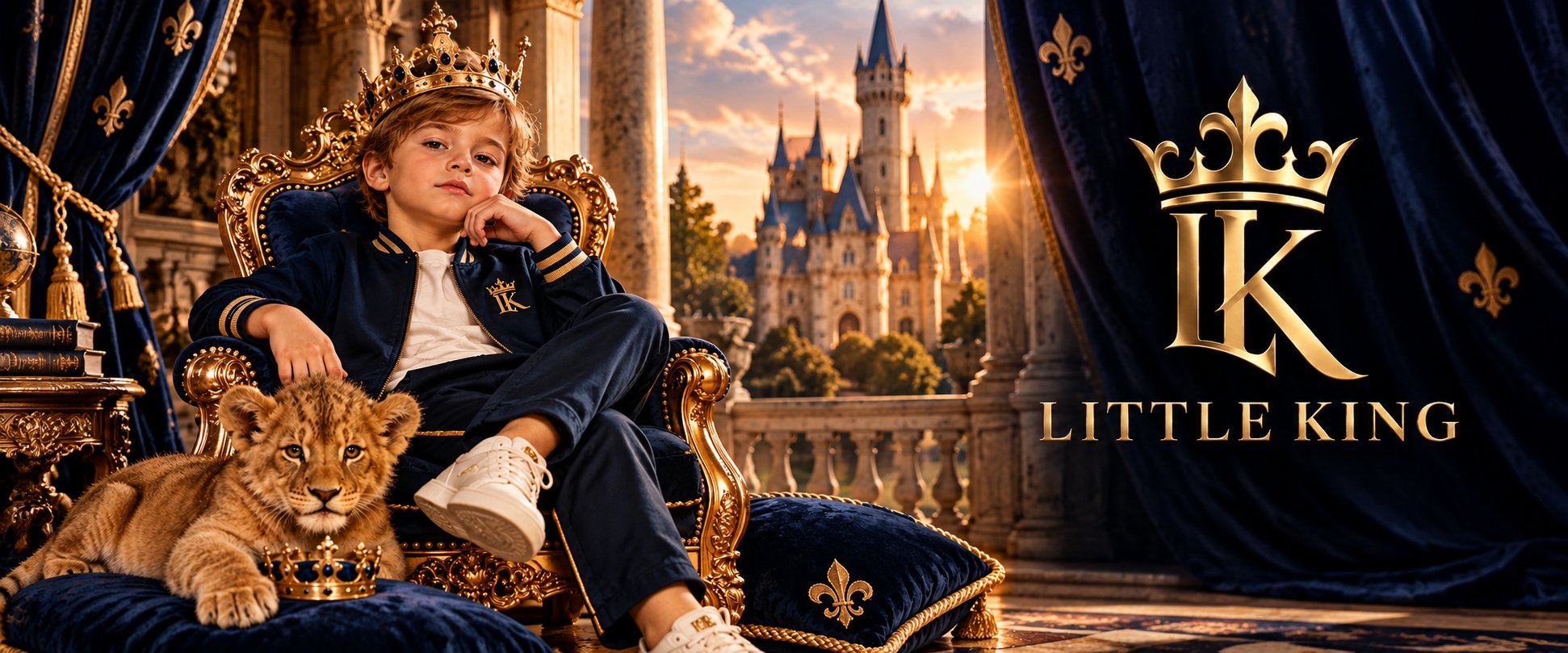 LITTLE KING Clothing — Grandes histórias começam desde cedo.
